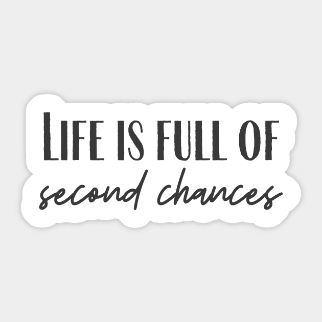 Second Chances Sticker by ryanmcintire1232